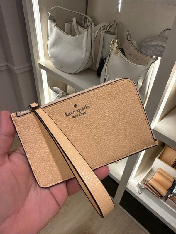 Kate Spade Lucy Small Wristlet - Preorder — Citrus Gla (800)