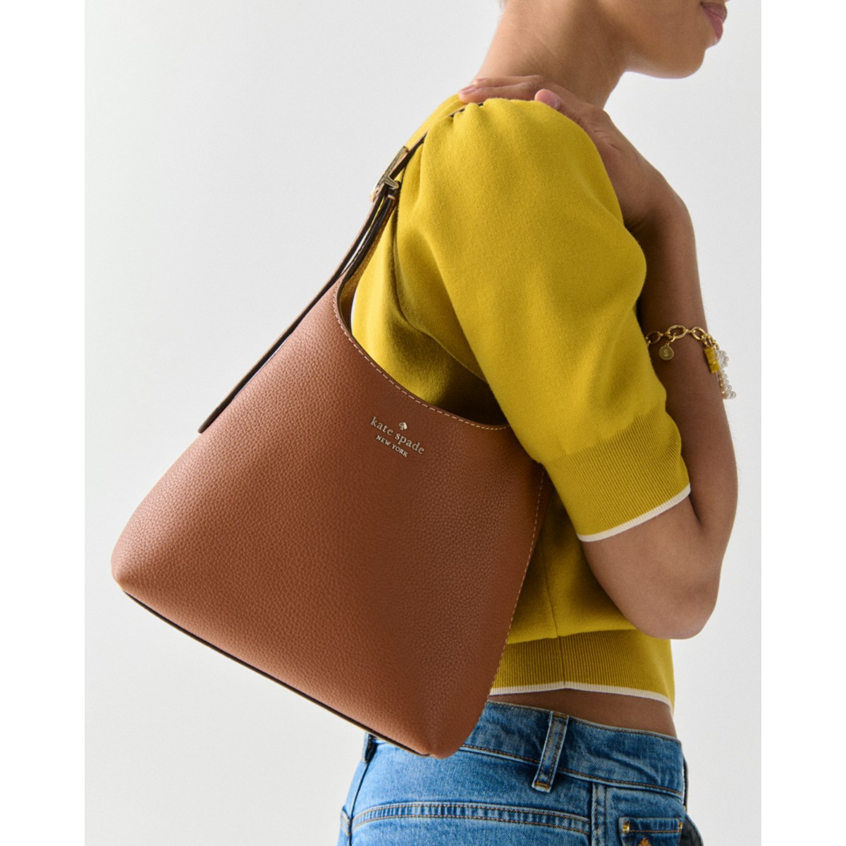 Kate Spade 454 Small Leather Shoulder Bag - Preorder — Warm Gingerbread