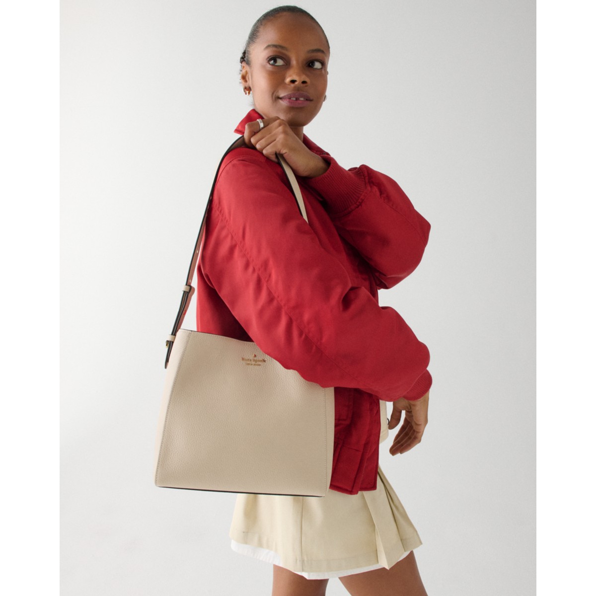 Kate Spade Juliette Medium Bucket Bag - Preorder — Light Sand