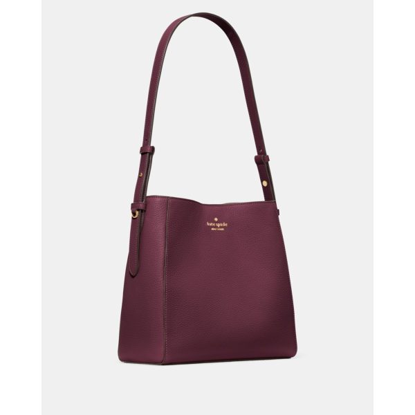 Kate Spade Juliette Medium Bucket Bag - Preorder — Deep Cherry