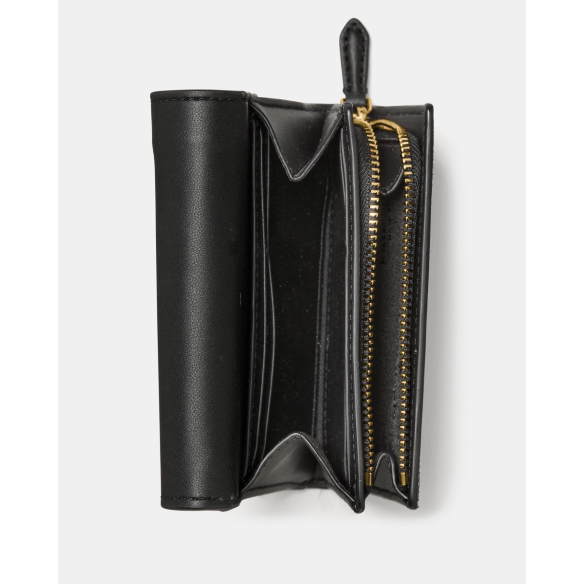 Kate Spade Bridget Crinkle Patent Small L-zip Wallet - Preorder — Black
