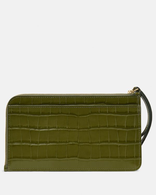 Kate Spade Lucy Croc Embossed Wristlet - Preorder