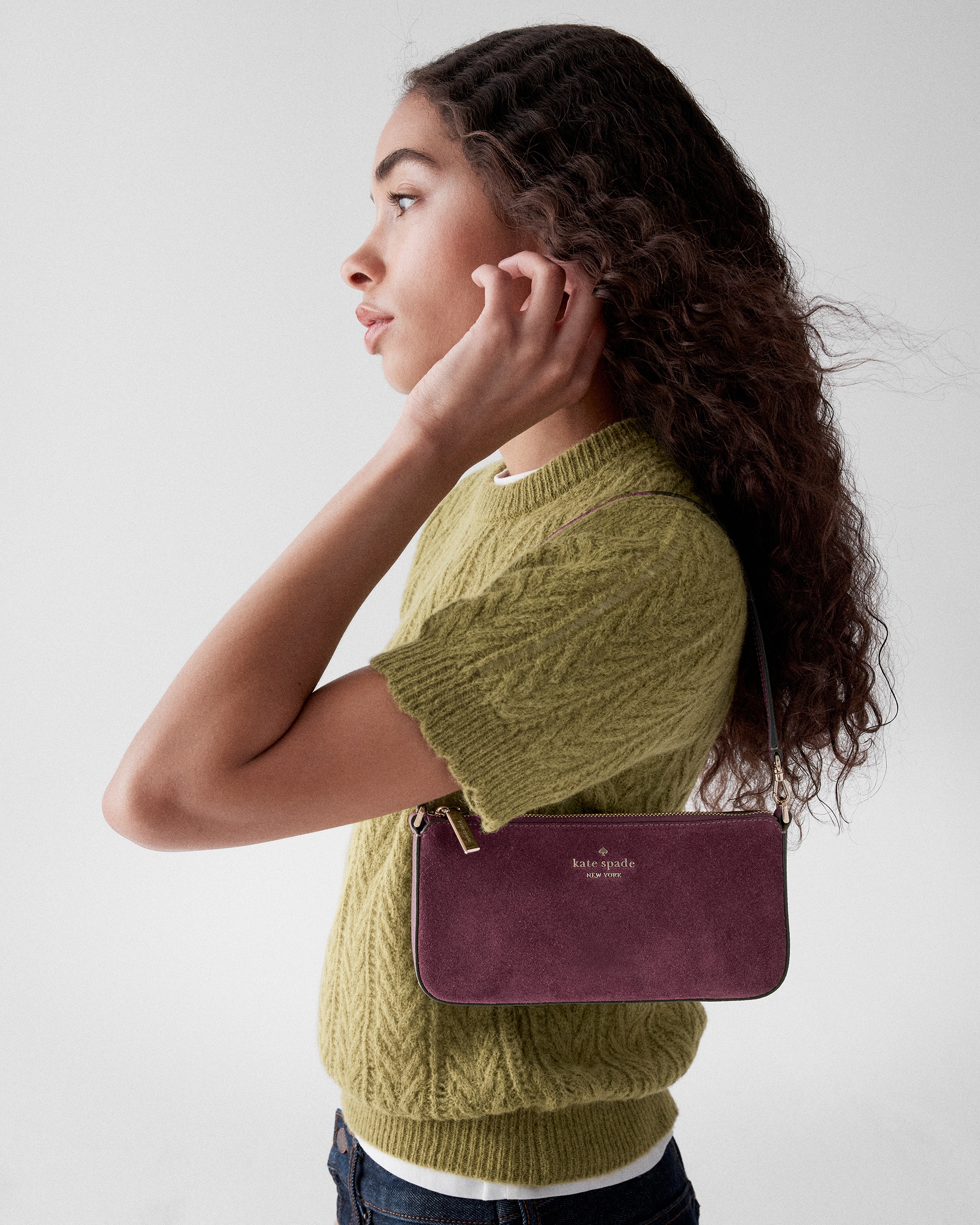Kate Spade Gemini Suede Mini Bag - Preorder