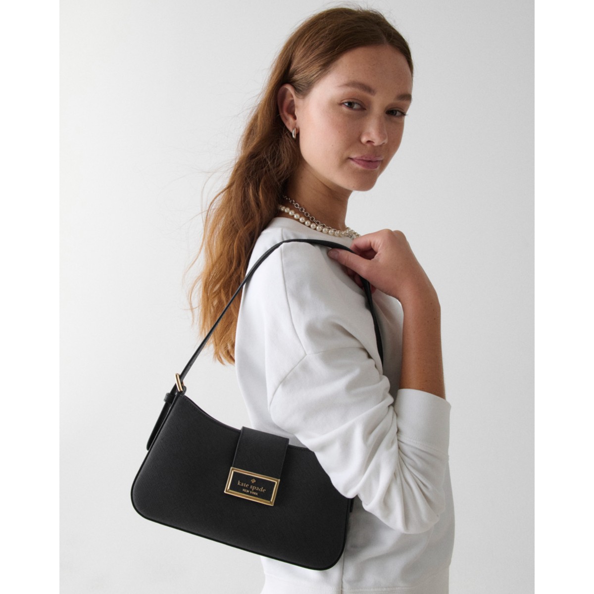 Kate Spade Reegan Small Shoulder Bag - Preorder — Black