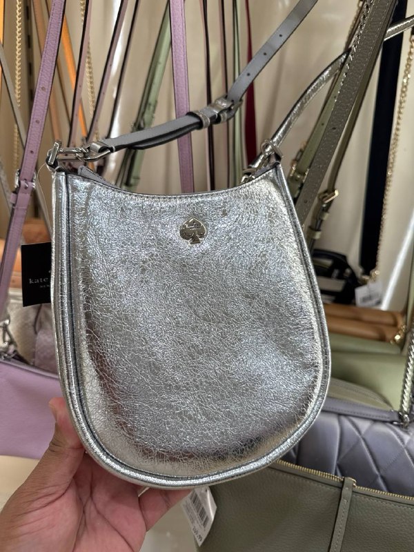 Kate Spade Kayla Small Swingpack - Preorder — Silver (020)