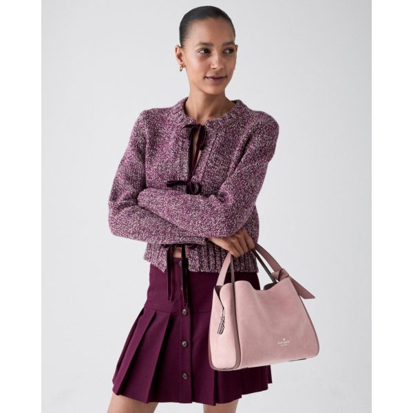 Kate Spade Knott Suede Carryall Bag - Preorder — Dusk Rose