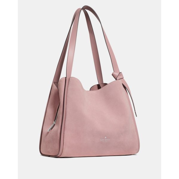 Kate Spade Knott Suede Large Carryall - Preorder — Dusk Rose