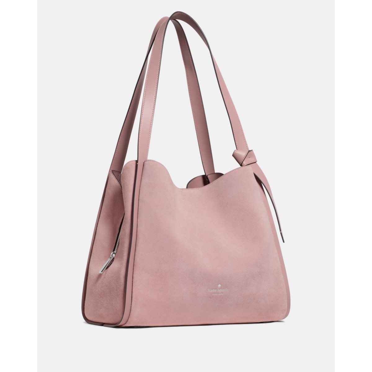 Kate Spade Knott Suede Large Carryall - Preorder — Dusk Rose