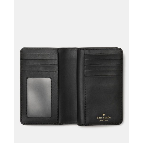 Kate Spade Medium Bifold Wallet - Preorder — Black