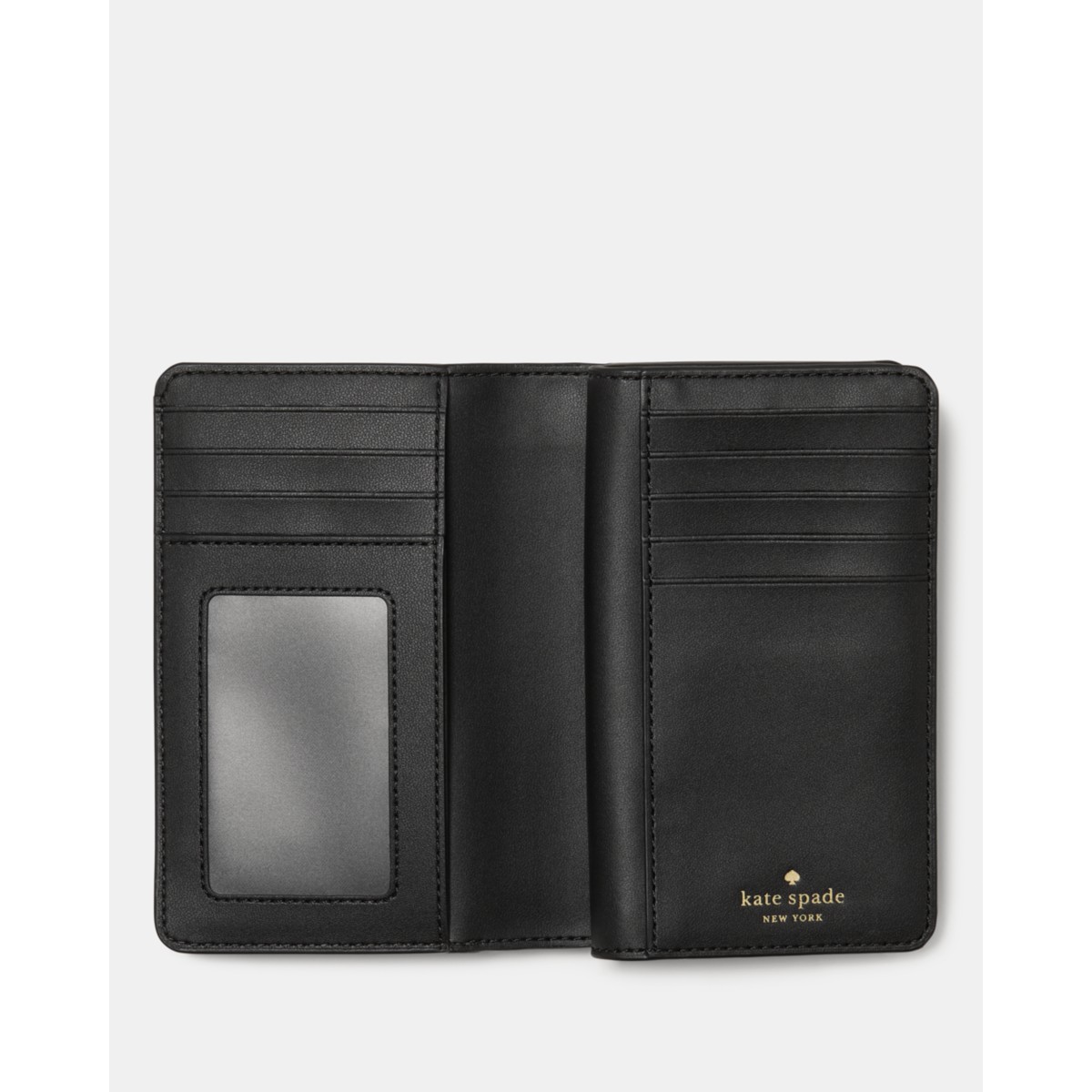 Kate Spade Medium Bifold Wallet - Preorder — Black