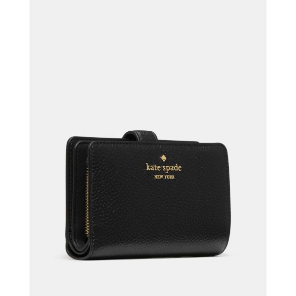 Kate Spade Medium Bifold Wallet - Preorder — Black