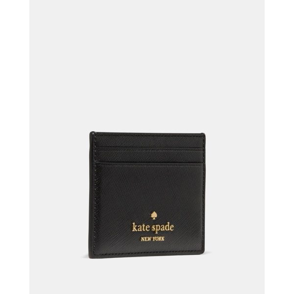 Kate Spade Small Slim Card Holder - Preorder — Black