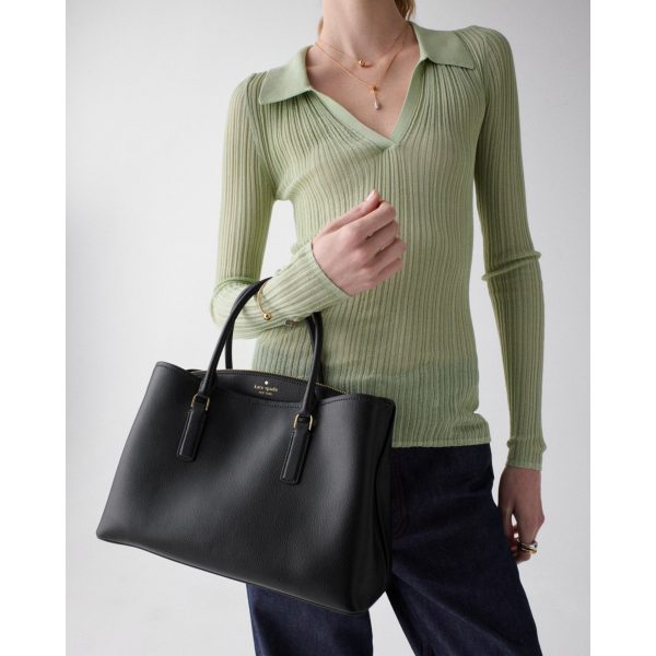 Kate Spade Thompson Street Satchel Bag - Preorder — Black