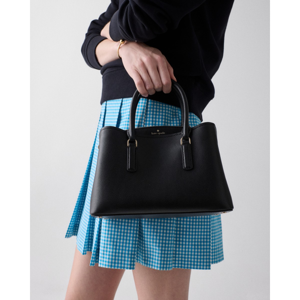 Kate Spade Thompson Street Small Satchel Bag - Preorder — Black