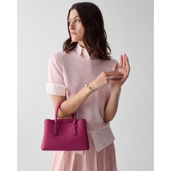 Kate Spade Thompson Street Small Satchel Bag - Preorder — Dark Raspberry