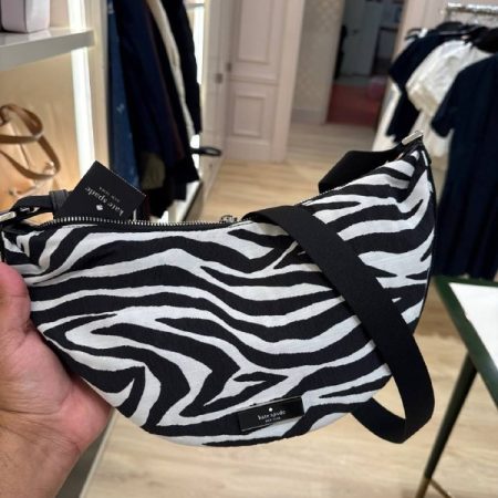Kate Spade Carter Zebra Sling Crossbody Bag - Preorder — Black Multi (001)