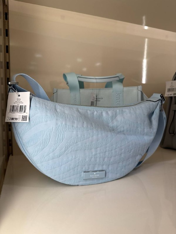 Kate Spade Carter Zebra Sling Crossbody Bag - Preorder — Blue Multi (403)