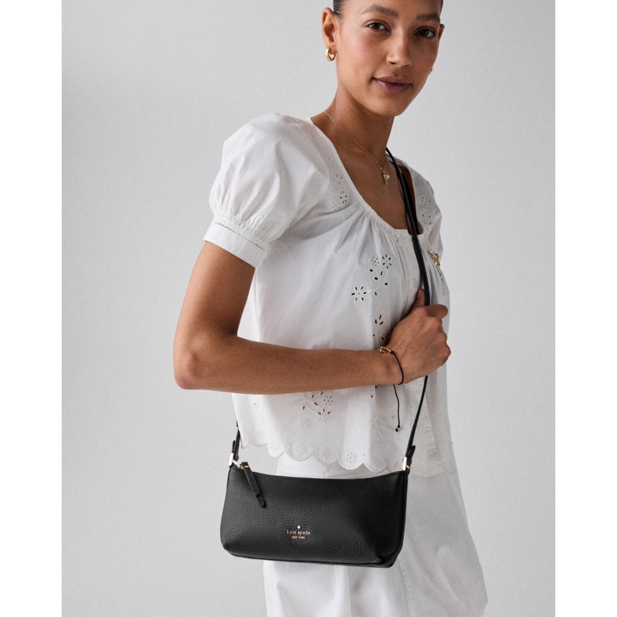 Kate Spade Lenox Mini Crossbody Bag - Preorder — Black