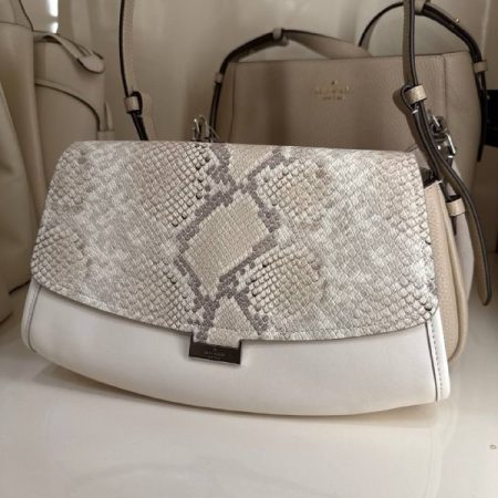 Kate Spade Ali Snake Embossed Shoulder Bag - Preorder — Natural Multi (250)