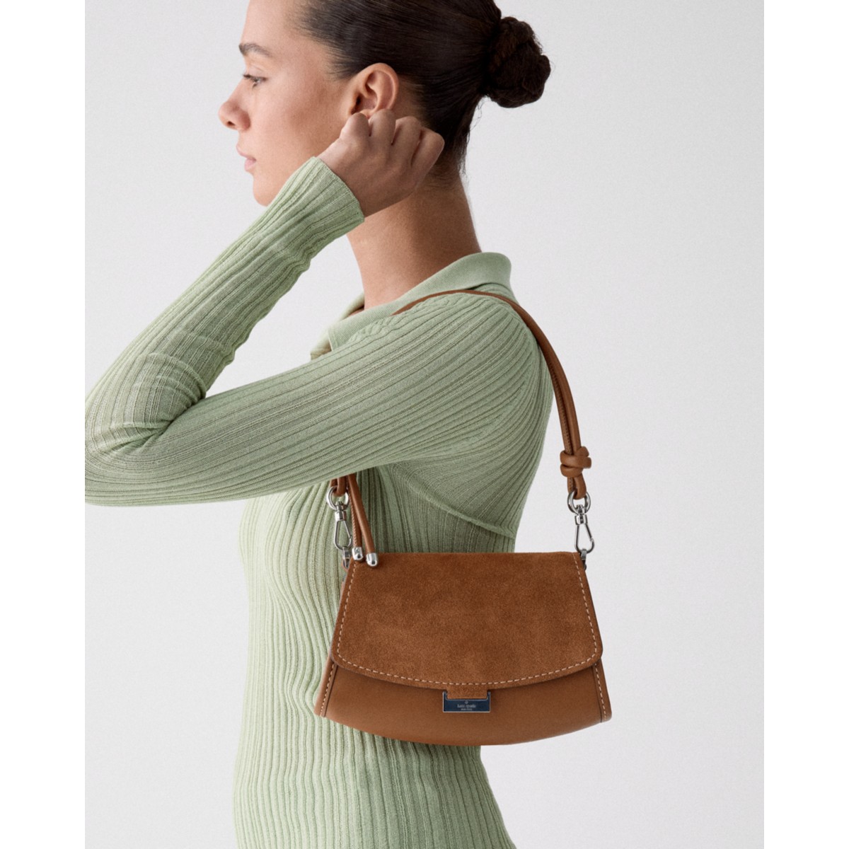 Kate Spade Ali Suede Mini Crossbody Bag - Preorder — Warm Gingerbread