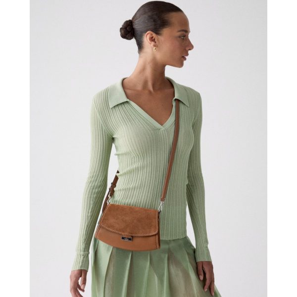 Kate Spade Ali Suede Mini Crossbody Bag - Preorder — Warm Gingerbread