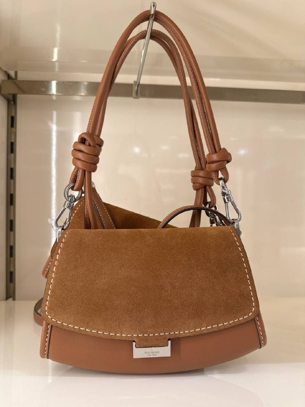 Kate Spade Ali Suede Mini Crossbody Bag - Preorder — Warm Ginge (202)