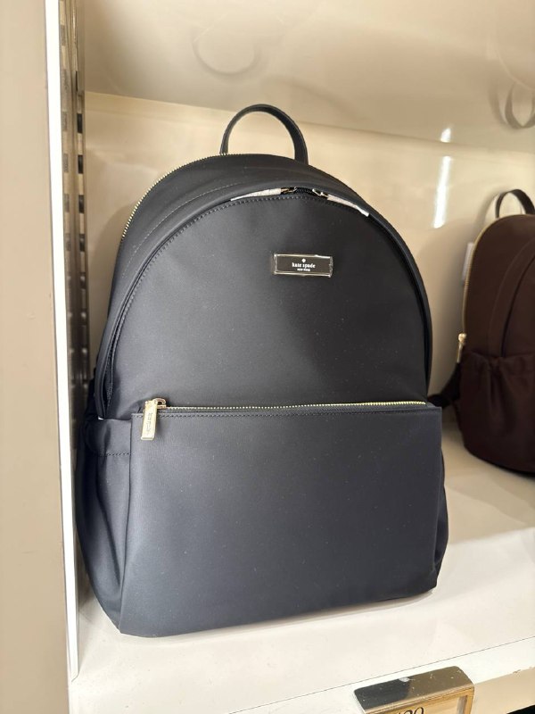 Kate Spade Carter Nylon Large Dome Backpack - Preorder — Black (001)
