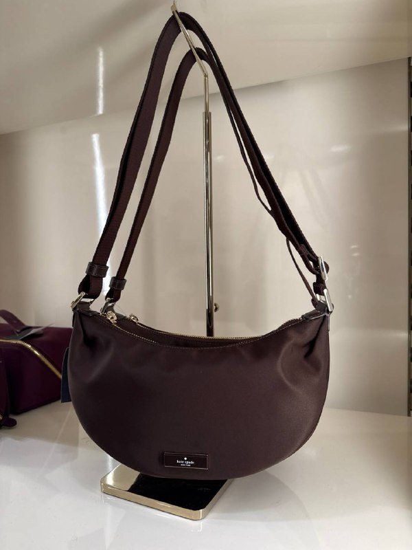 Kate Spade Carter Mini Sling Crossbody Bag - Preorder — Hot Fudge (200)