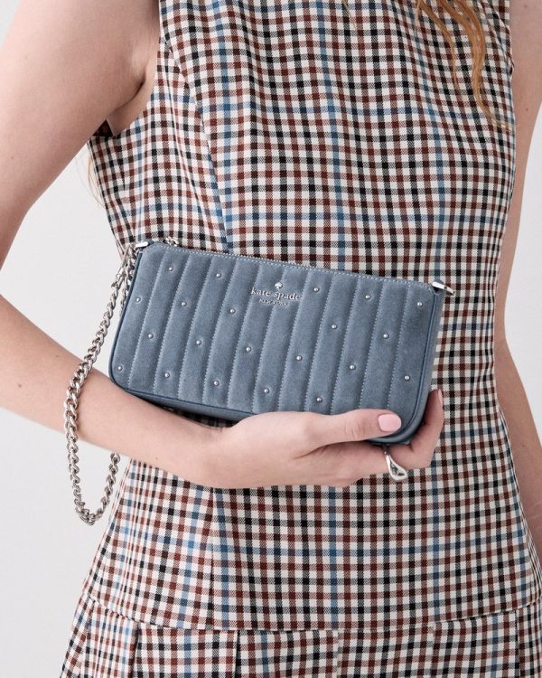 Kate Spade Gemini Quilted Suede Mini Bag - Preorder