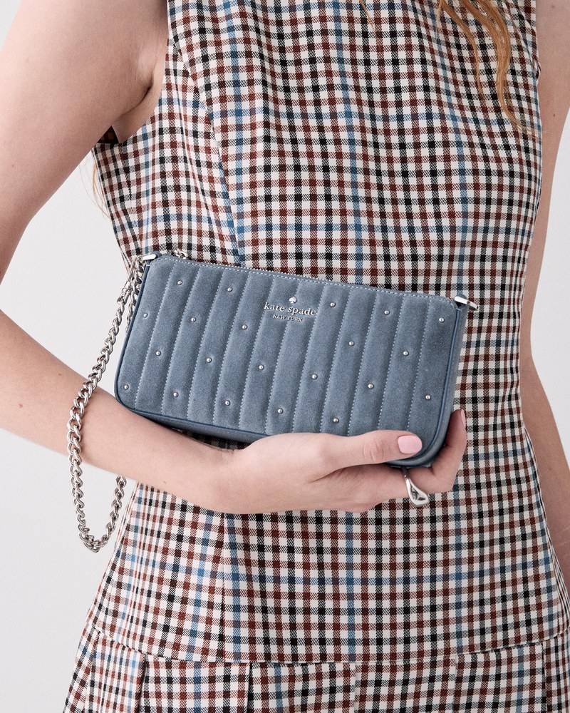 Kate Spade Gemini Quilted Suede Mini Bag - Preorder