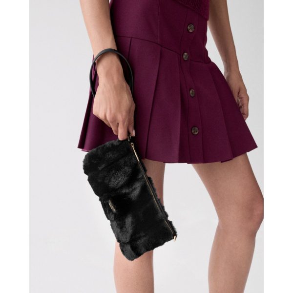 Kate Spade Gemini Faux Fur Mini Bag - Preorder — Black