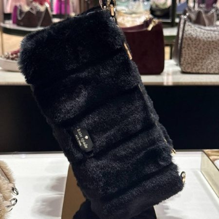 Kate Spade Gemini Faux Fur Mini Bag - Preorder — Black (001)
