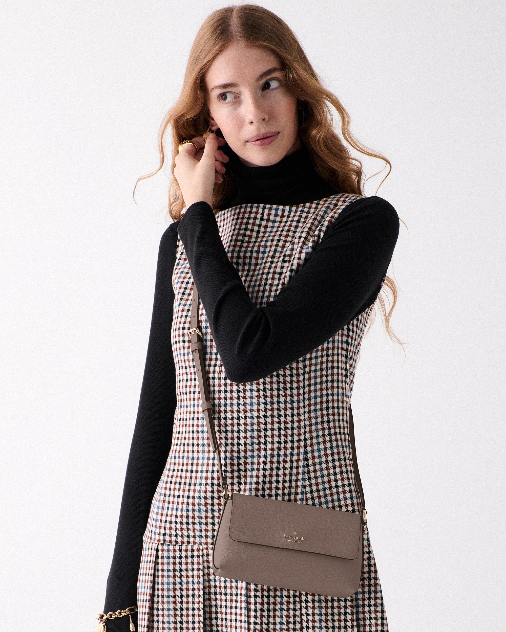 Kate Spade Gwen Textured Patent Crossbody Bag - Preorder