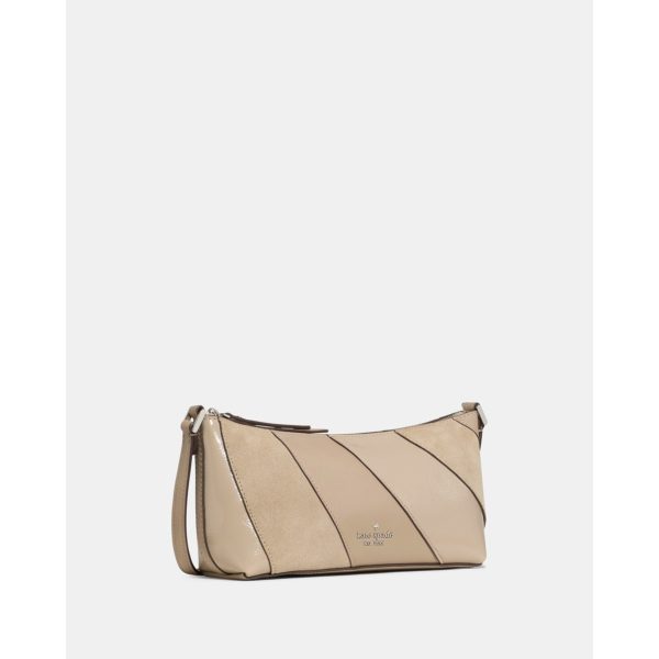 Kate Spade Lenox Suede Mix Mini Crossbody Bag - Preorder — Timeless Taupe Multi