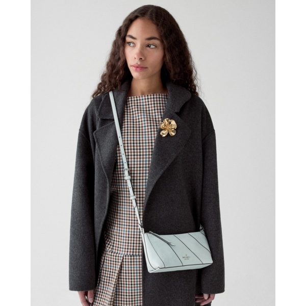 Kate Spade Lenox Suede Mix Mini Crossbody Bag - Preorder — Lake Mist Multi