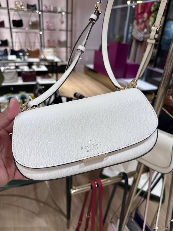 Kate Spade Quinn Mini Crossbody Bag - Preorder — Meringue (100)
