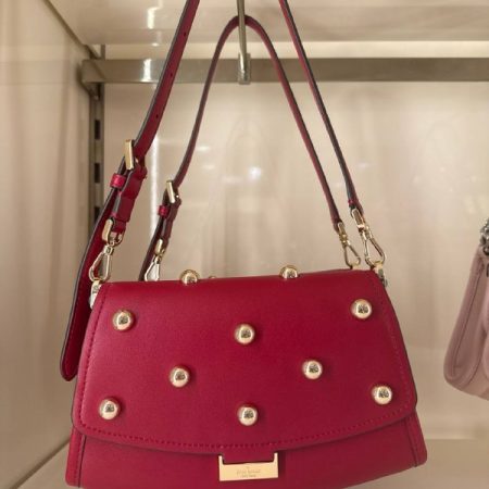 Kate Spade Ali Studded Mini Crossbody Bag - Preorder — Red Jam (600)