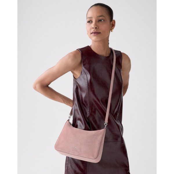 Kate Spade Margot Suede Medium Shoulder Bag - Preorder — Dusk Rose