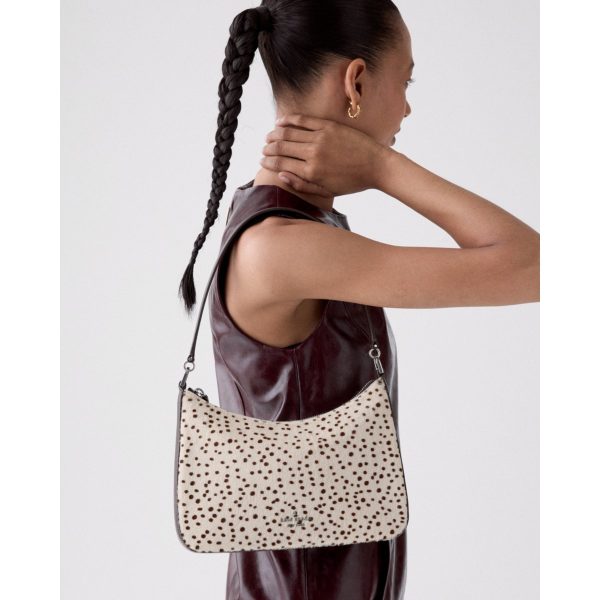 Kate Spade Margot Haircalf Medium Shoulder Bag - Preorder — Natural Multi