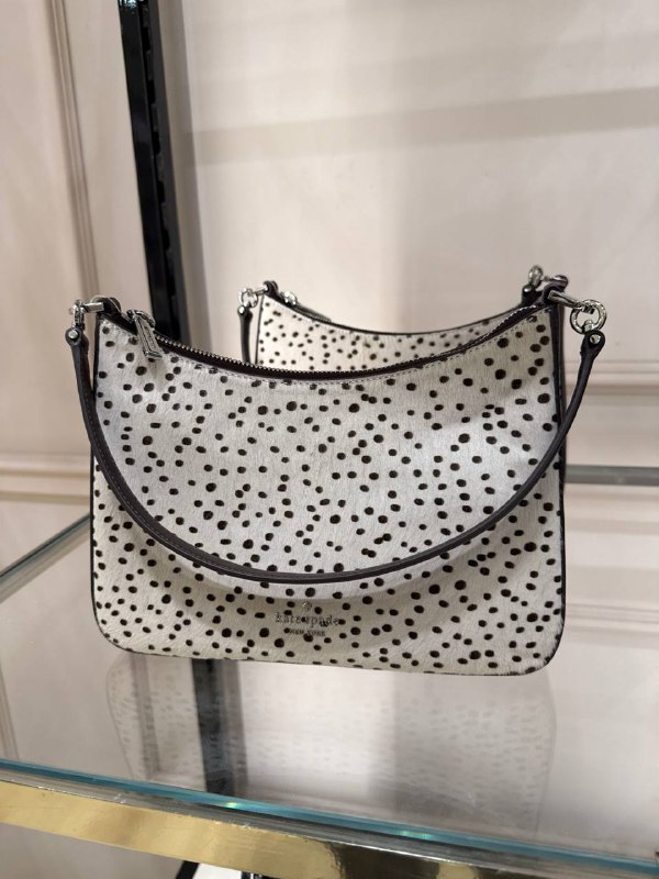 Kate Spade Margot Haircalf Medium Shoulder Bag - Preorder — Natural Mu (250)