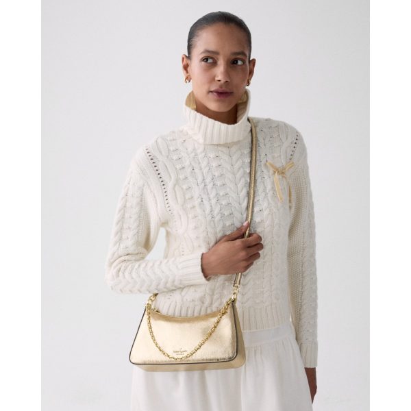 Kate Spade Margot Metallic Shoulder Bag - Preorder — Gold