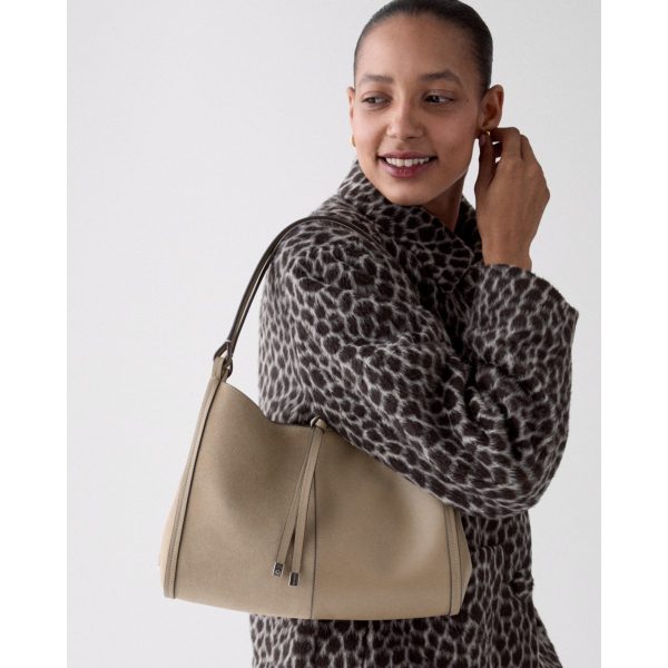 Kate Spade Reese Suede Shoulder Bag - Preorder — Timeless Taupe Multi