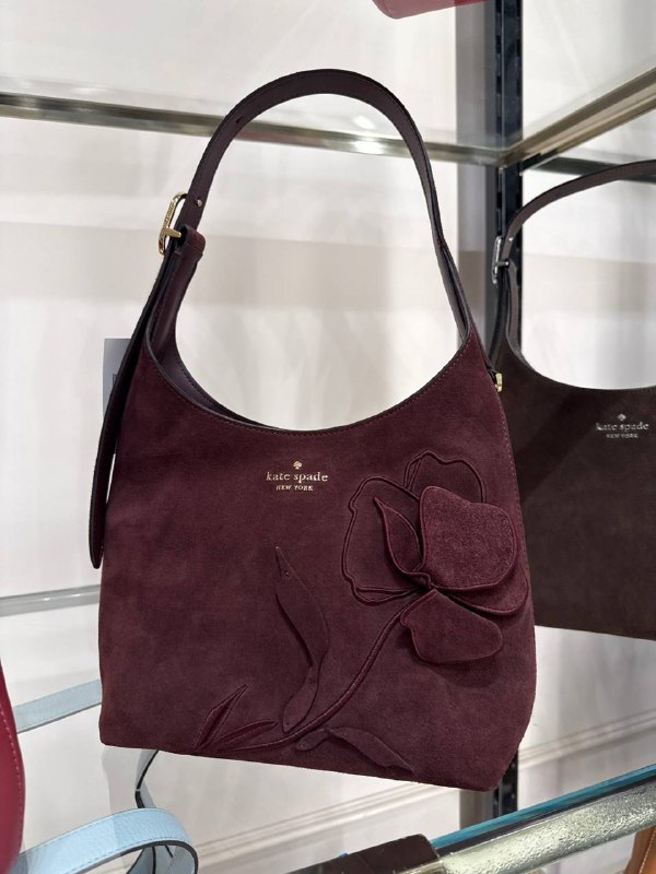 Kate Spade 454 Floral Small Shoulder Bag - Preorder — Grenache (600)