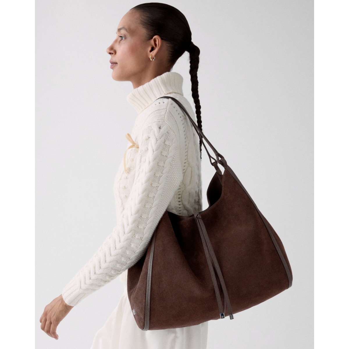Kate Spade Reese Suede Large Shoulder Bag - Preorder — Hot Fudge