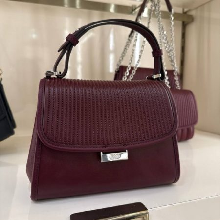 Kate Spade Riley Quilted Small Top Handle Bag - Preorder — Grenache (600)