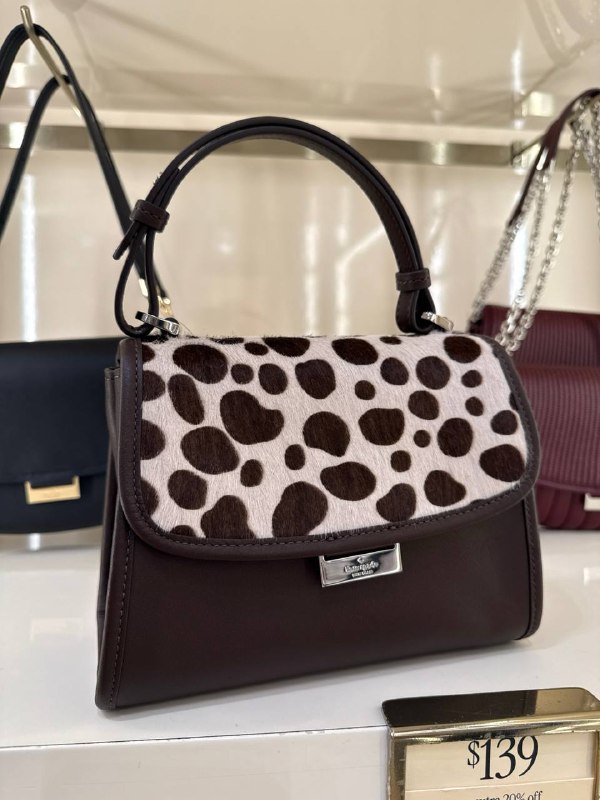 Kate Spade Riley Haircalf Small Top Handle Bag - Preorder — Natural Mu (250)