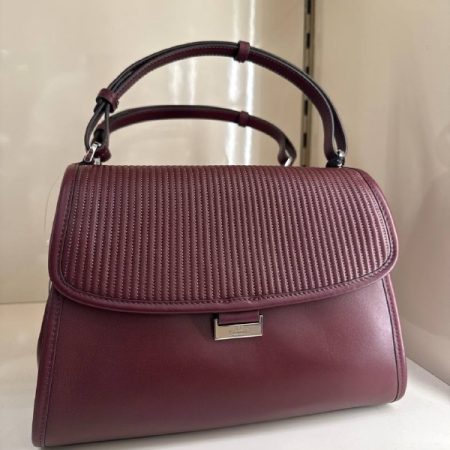 Kate Spade Riley Quilted Top Handle Bag - Preorder — Grenache (600)