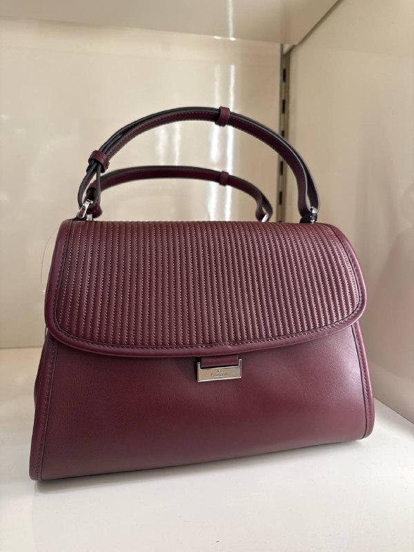Kate Spade Riley Quilted Top Handle Bag - Preorder — Grenache (600)