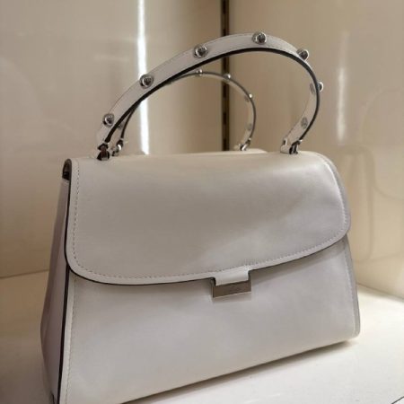 Kate Spade Riley Studded Top Handle Bag - Preorder — Meringue (100)