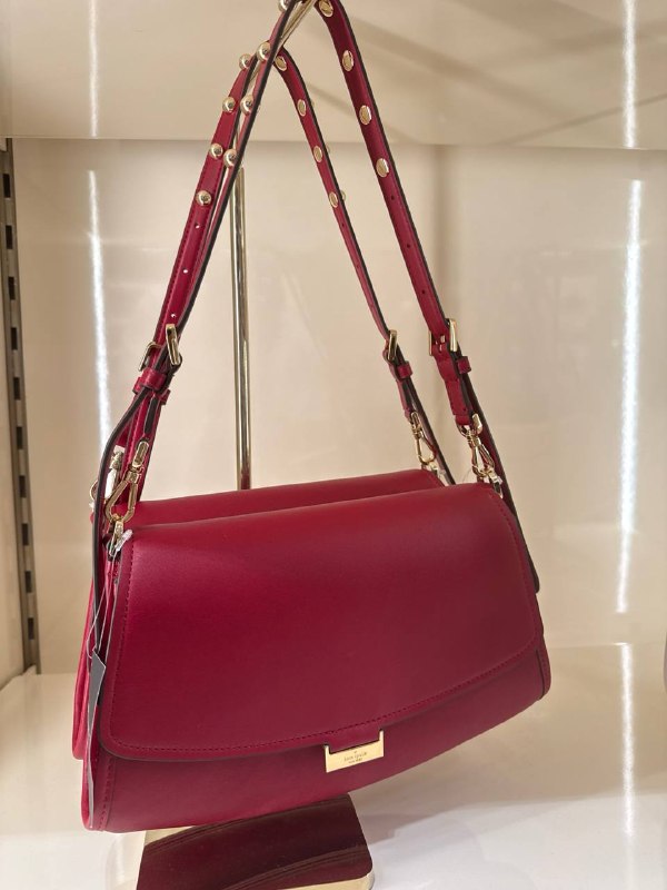 Kate Spade Ali Studded Shoulder Bag - Preorder — Red Jam (600)